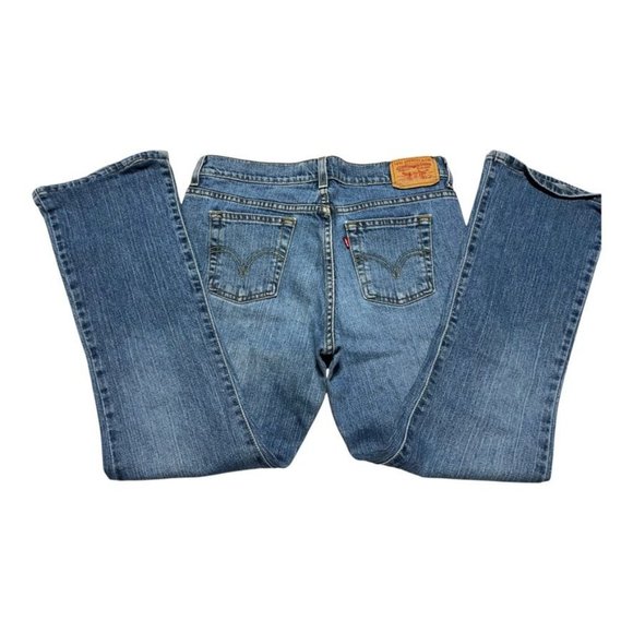 Levi's 515 Bootcut Jeans Blue Size 6 - Picture 2 of 11